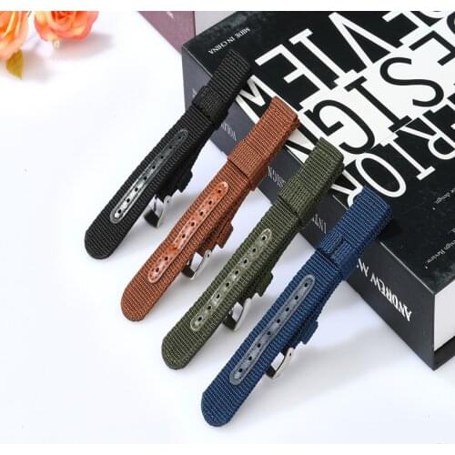 18mm 20mm 22mm 24mm Canvas Watch Band Strap Watches Replacement