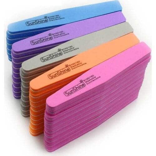 5Pcs Professional Rhombus Nail File 80-240 Sanding Buffer Block Pedicure Manicure Tools Varnish Sets Nagelvijl Nails Accessories