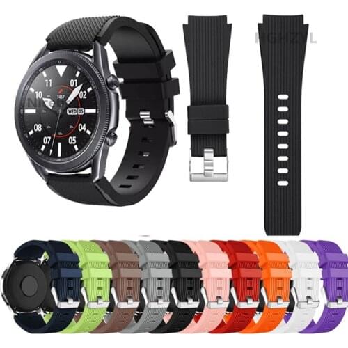 Silicone Strap For Samsung Galaxy Watch 3 45mm Smartwatch Official Watchbands Accessories For Galaxy Watch 46mm Gear S3 22mm