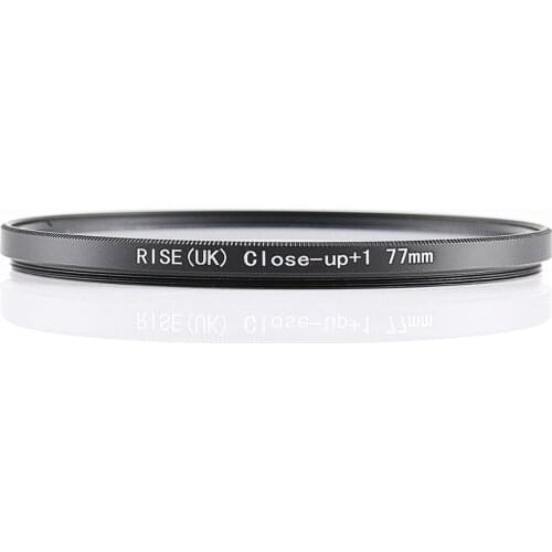 RISE(UK) 77mm Close-Up +1 Macro Lens Filter for Nikon Canon SLR DSLR Camera