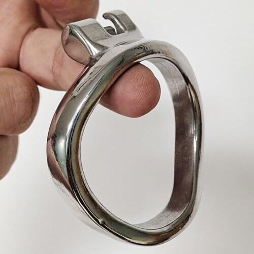 FRRK Sex Toys For Men Metal Penis Rings Scrotum Pendant Cock Ring Separate Extra Accessories Ring For Chastity Device Cock Cage