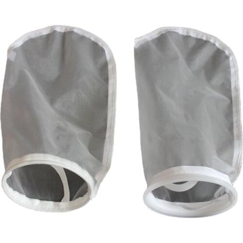 7"x17" 180x430mm 10-300 Mesh NMO Nylon Material PP/Steel Ring Industrial Filter Sock Pocket Sak