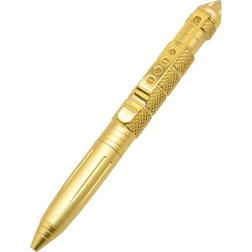 1Pcs Metal Multi-functional Gel Pen Tactical Defense Pens Broken Window Glass Metal Ballpoint Pens School Office Supplies