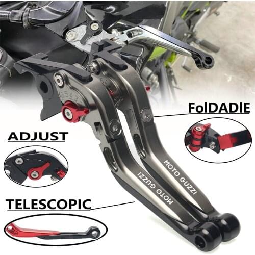 Folding Extendable Brake Clutch Levers For MOTO GUZZI V7 Stone/Special/Custom 12-18 V7 Milano/Carbon/Rough 2018 V9 Bobber/Roamer