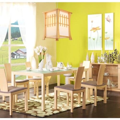 Led wood Pendant Lights single head restaurant sushi restaurant lighting lamp simple log Japanese tatami lamps LU71353 YM