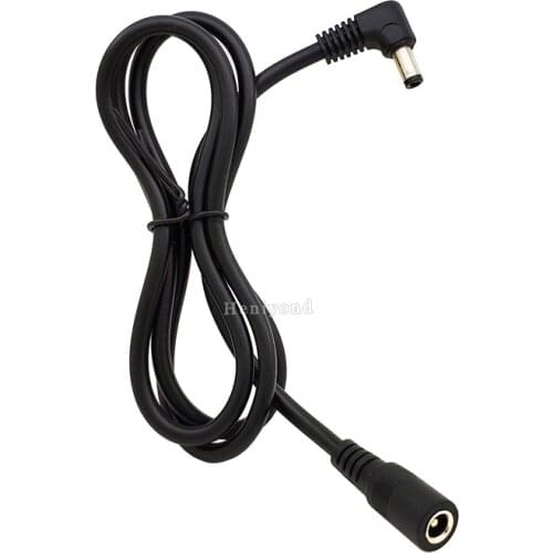 DC Extension Cable 1M 18AWG 5.5*2.5mm Male to 5.5*2.1mm Female Plug for 12V Power Adapter Cord Home CCTV Camera LED Strip