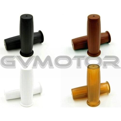 Top quality cafe black hot rubber retro dirt pit bike scooter handle bar for Harley Davidson moto handlebar motorcycle hand grip