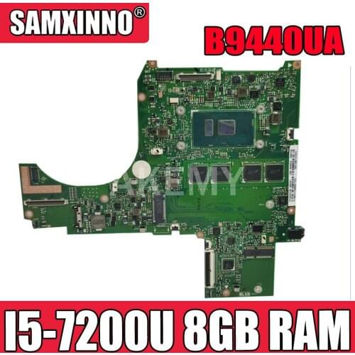 Akemy For ASUS ExpertBook B9440UA B9440U Laotop Mainboard B9440UA Motherboard with I5-7200U CPU 8GB RAM