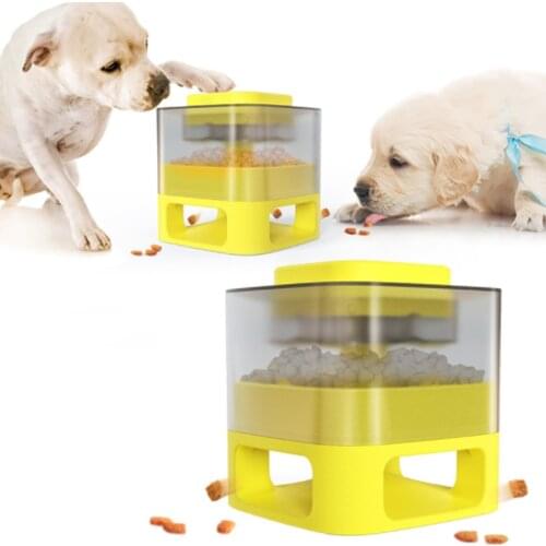 Automatic Dog Slow Feeder Treat Dispensing Toy Interactive Feed Game Food Dispensing Slow Feed for Puppy Pets
