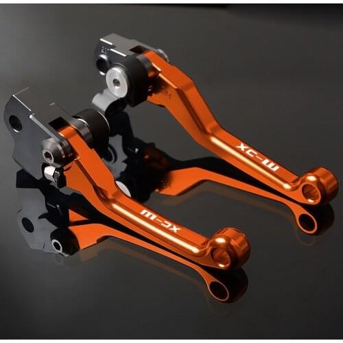 CNC Aluminum Billet Pivot Foldable Brake Clutch Levers For 125 150 200 300 400 450 500 525 530 XC-W 2005-2018 Motorcycle