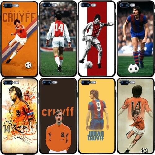 Cover Case for Xiaomi Redmi Note 10 9 9S 9A 8 8T 7 6 7A 6A 5A 5 A1 A2 A3 Pro Max Plus Footballer Johan Cruyff