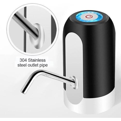 Home Gadgets Water Bottle Pump Mini Barreled Water Electric Pump USB Charge Automatic Portable Water Dispenser Drink Dispenser