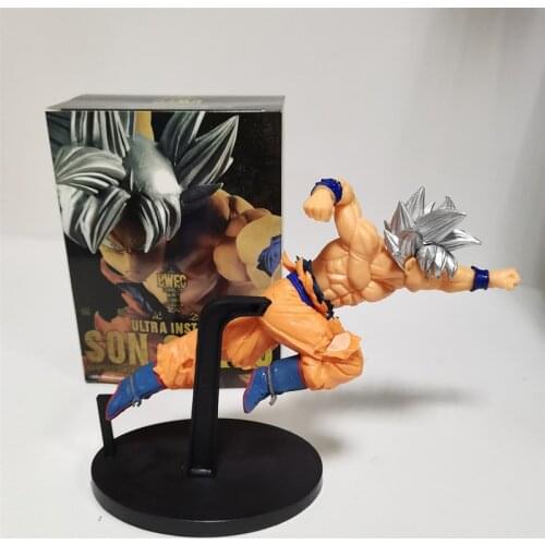 Dragon Ball Z Ultra Instinct Goku Anime Figure PVC Figurine Figural BWFC Goku Model Statue Juguetes DBZ Super Collection Toys