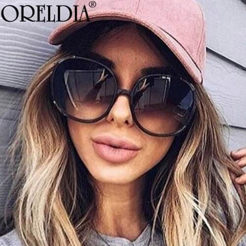 2021 Retro Round Sunglasses Women Men Oversized Transparent Frames Sun Glasses Shades Eyewear Optical Spectacle Eyeglass UV400