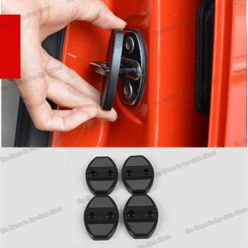 Lsrtw2017 for Skoda Octavia A7 Car Door Lock Screw Buckle Cover Interior Accessories Mouldings Abs
