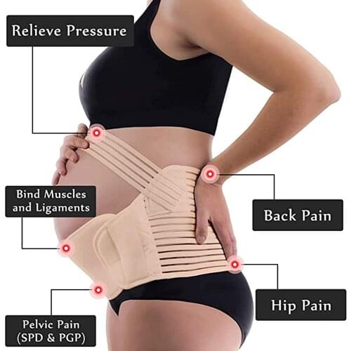Pregnant Women Multifunctional Pregnant Women Abdominal/Back/Abdominal Support Band To Relieve Prenatal Abdominal Pain Pregnant