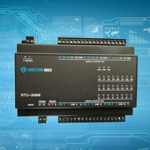 24 Normally Open Relay Control Module RS485 Interface Modbus RTU Protocol IO Module 5A250V