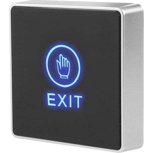 Switch Door Touch Exit Release Unlock Button Switch Panel LED Light Door Exits Switches For Door Access Control System