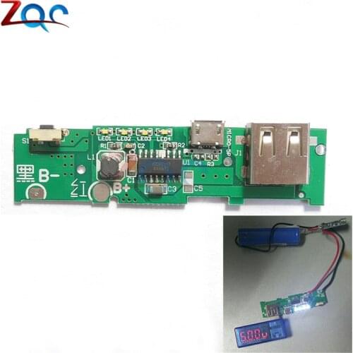 5V 1A Battery Charger Board 18650 Battery Charging Circuit PCB Board Power Supply Step Up Boost Module for Power Bank