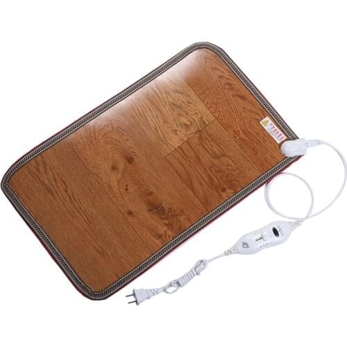220V Electric Heated Foot Warmer Floor Heating Mat Winter Foot Warmer Thermostat Waterproof Warm Mat 2 Gears