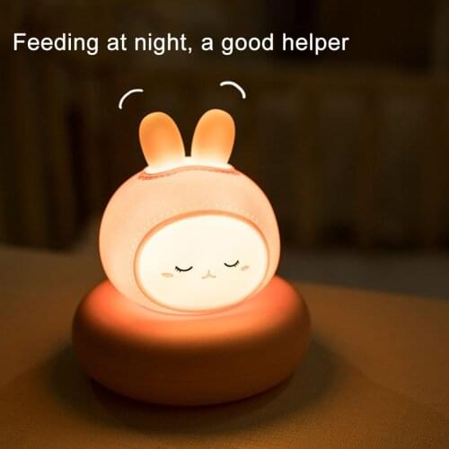 Chlidren LED Night Light Cute Cartoon Night Lamp Bear Remote Control For Baby Kid Bedroom Decor Bedside Lamp Christmas Gift