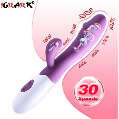 30 Speed G Spot Rabbit Vibrator Dildo Sex Toys for Women Vaginal Clitoral Massager Female Masturbator Adult Games Erotic Product