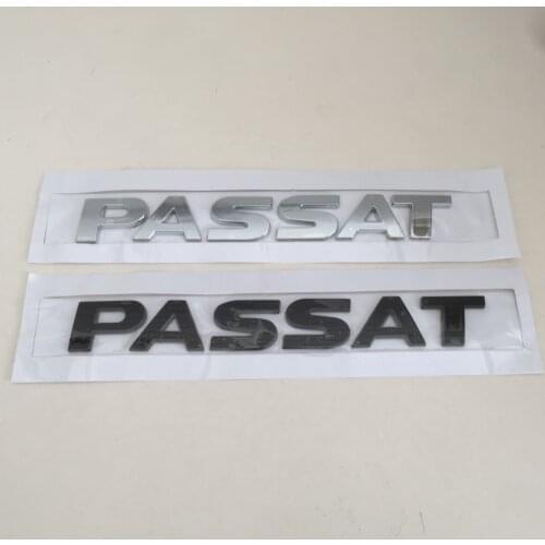 1pcs ABS PASSAT car Letter Rear trunk Decals Emblem badge sticker Decal Car styling