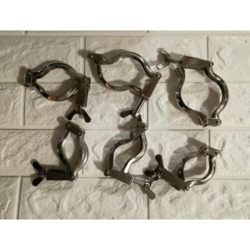 2pcs) Pipe Tri Clamp 304 Stainless Steel Tri Clover Sanitary Fitting for Home Brewing