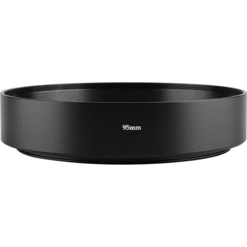 95mm Metal Lens Hood for Canon Sony Samyang 500mm F/6.3 Mirror Tele Reflex Lens 20mm