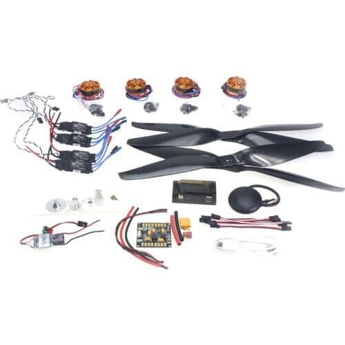 F15276-B RC HexaCopter Aircraft Electronic:700KV Brushless Motor 30A ESC BEC 1555 Propeller GPS APM2.8 Flight Control
