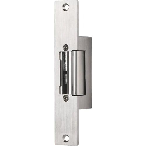 Electric Strike Lock Narrow Type Electric Door Lock for Home Office Wood Metal Door NO Mode Fail Secure DC 12V Access Hidden Use