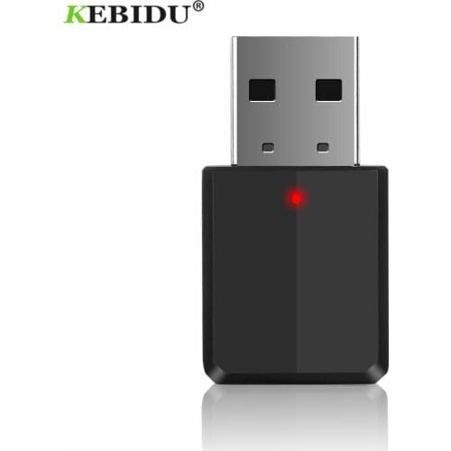 KEBIDU Bluetooth Transmitter Receiver V5.0 3.5mm AUX Stereo Wireless Bluetooth Adapter For Car Bluetooth Transmitter For TV