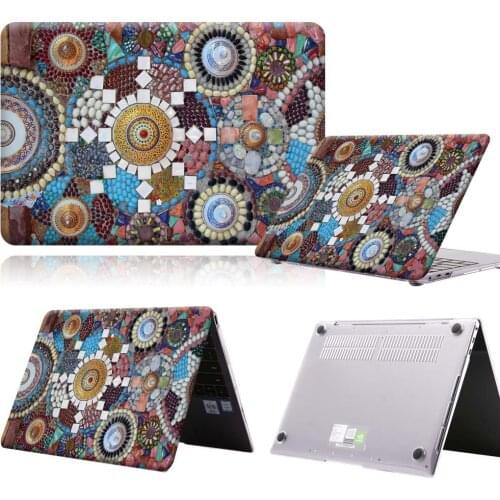 Multi Color Gem Stone Pattern Laptop Case For MateBook 13/13 AMD Ryzen/14/D14/D15/X 2020/X Pro/Pro 16.1/Honor MagicBook 14/15
