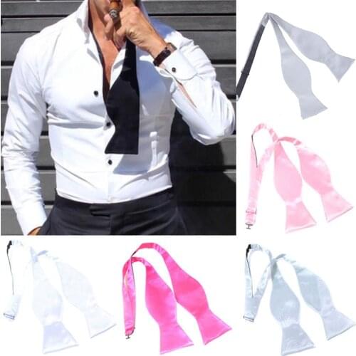 Man Bowtie Classic Fashion Wedding Party Formal Satin polyester Gourd Gift Suits Bow tie style Neckwear New Tied