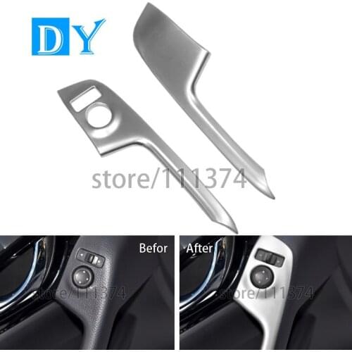 Chrome Matte surface Interior Door Windows Witch Panel Handle Decoration Trim Frame Cover For Nissan Qashqai 2014 - 2016 J11