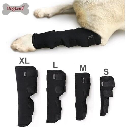 Dog Hock Brace Pet Supportive Rear Dog Compression Leg Joint Wrap Protects Wounds and Injury