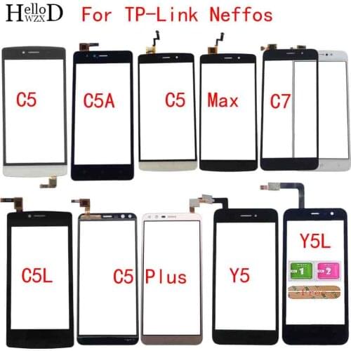 Mobile Touch Screen For TP-Link Neffos C5 C5A C5 Max C7 C5L C5 Plus Y5 Y5L Touch Screen Digitizer Panel Front Glass Lens Sensor