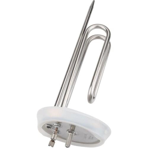 Isuotuo 110mm*80mm Cap 220V 1500W Heating Element for Guizu Water Heater Stainless Steel Electric Heating Tube with 265mm Probe