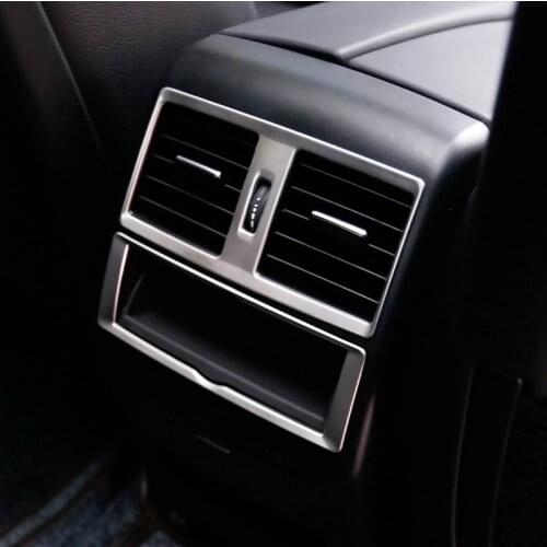 For Mercedes Benz ML W166 GLE Coupe C292 GL GLS X166 Back Air Vent Stainless Steel Sticker Car Styling Interior Trim Accessories