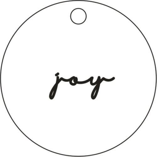 Delicate Joy Inspired Necklace Simple inspirational Disc Pendant Necklace Jewelry 15mm ,18inch