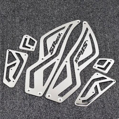 For Aprilia SRMAX 250 300 srmax300 srmax250 Foot Rest Plate Skidproof Aluminum Alloy Pedal Plate Modified Footrest Footpads