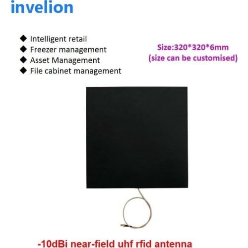 Complete library UHF RFID book tracking panel antenna circular -10dBi 50cm near-field antenna work with impinj multiple reader