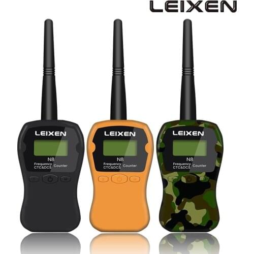 LEIXEN N8 Handheld Frequency Meter Counter Tester for Radio Interphone Ham Digital CTCSS DCS Monitor Analyze Measurement Device