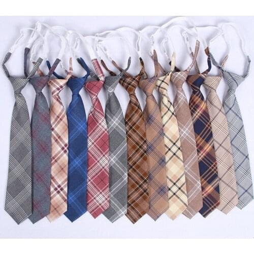 JK Bow Japanese/korean School Uniform Cute Girls Womens Japanese Uniform JK Neck Tie Classic Crown Navy Blue Tie Style Cosplay