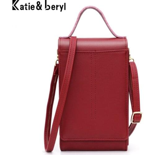 2020 Fashion Mini Crossbody Bags For Women Artificial Leather Small Female Purse Cell Phone Coin Card Purses Ladies Shoulder Bag