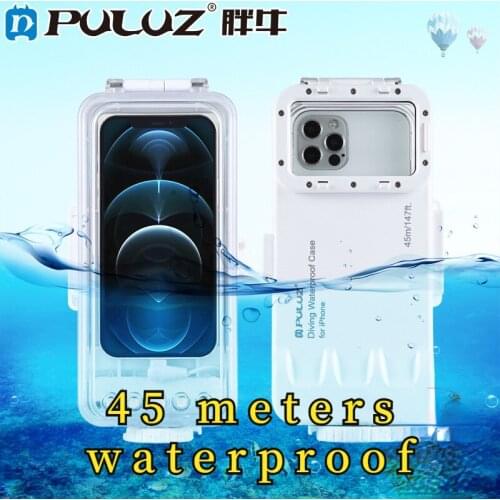 45m Waterproof Case Diving Shell Mobile Phone Cover Swimming Phone Case Underwater Seal Snowproof For IPhone 12 11 Pro8 7 Case