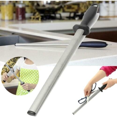 High Quality Professional Diamond Kitchen Knife Sharpening Rod Steel Sharpener Stone Tool Home Sharpening Stone Kitchen Gadget