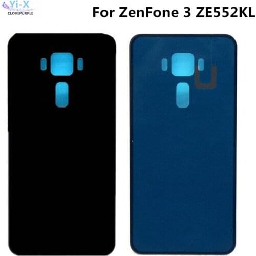 Rear Glass Housing Cover For ASUS Zenfone 3 ZE552KL Back Door Battery Cover Replacement