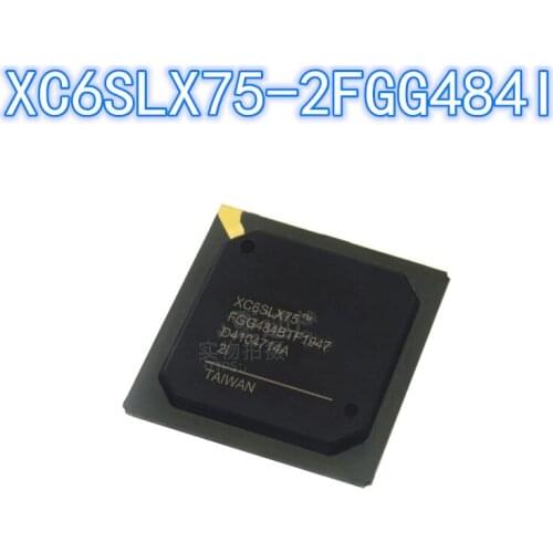 1PCS Original XC6SLX75-2FGG484I BGA-484 XC6SLX75 BGA484 Embedded-FPGA (Field Programmable Gate Array)