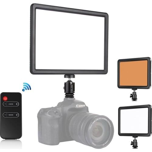 116PCS LED Beads 12W 3300-5600K Dimmable Studio Light Flash Lamp Board with Remote Control for DSLR Photorgaphy Live Bloggers